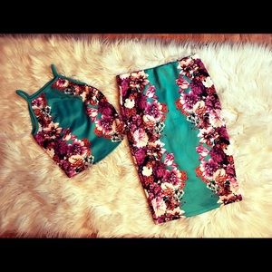 Two piece pencil dress